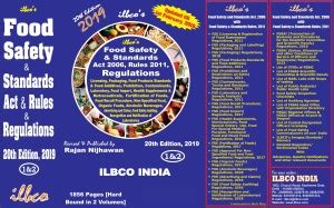 Food Safety And Standards Act & Rules & Regulation 20th Edition 2019 ...