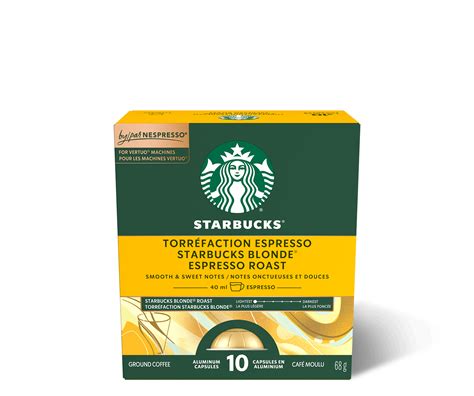 Blonde Espresso Roast for Nespresso Vertuo | Starbucks® at Home