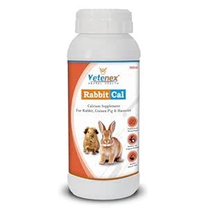 Buy VETENEX Rabbit Cal - Calcium Tonic Supplement for Rabbit, Guinea ...