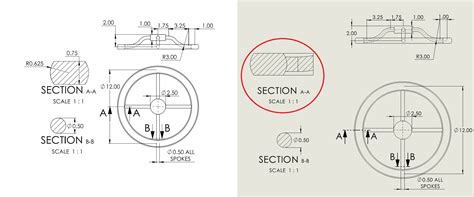 Image result for SolidWorks Drawing Section View