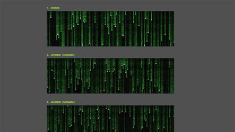 Image result for Matrix Code Rain JavaScript