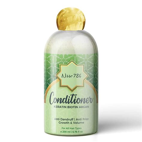 Buy Noor 786 Halal Friendly Keratin Biotin Argan Conditioner For Anti ...