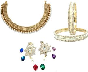 Aria Alloy Multicolor Jewellery Set Price in India - Buy Aria Alloy ...