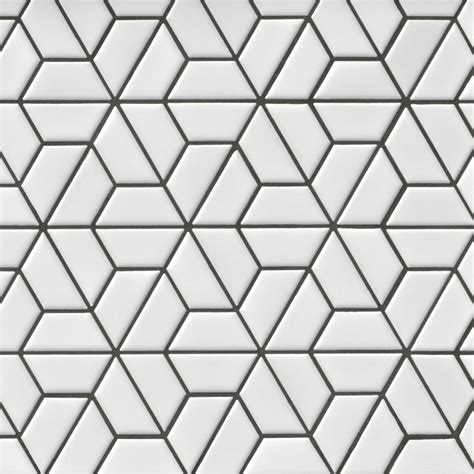 Tory White Porcelain Mosaic Wall and Floor Tile - The Tile Shop
