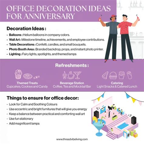 Office Decoration Ideas for Anniversary | ThreadVibe Living