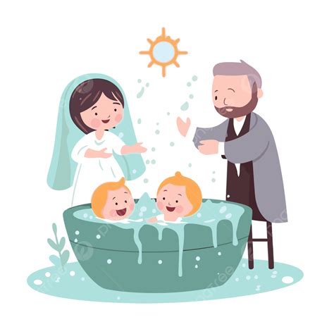 Jesus Baptized Clip Art