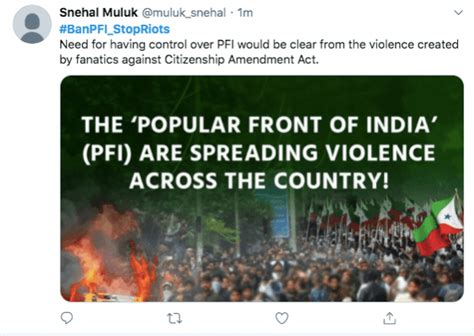 Netizens demand an immediate ban on PFI and SDPI; Karnataka govt ...