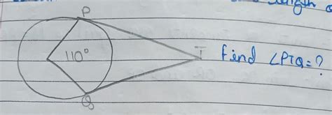 Q. find angle PTQ. ........... - Brainly.in