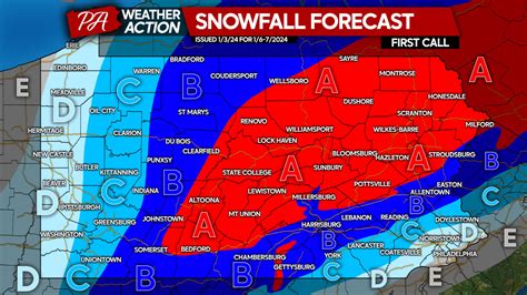First Call Snowfall Forecast for Significant Winter Storm Expected this ...