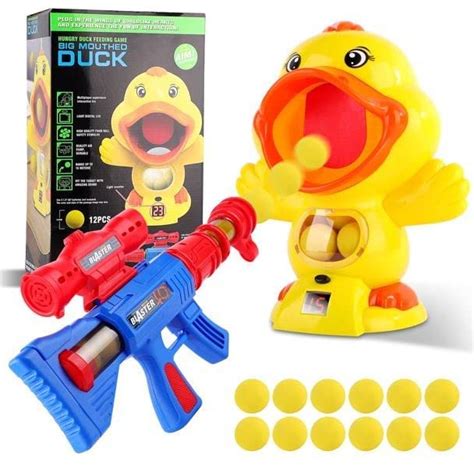 Toyslance Hungry Duck Feeding Game Toy Guns, Shooting Games with ...