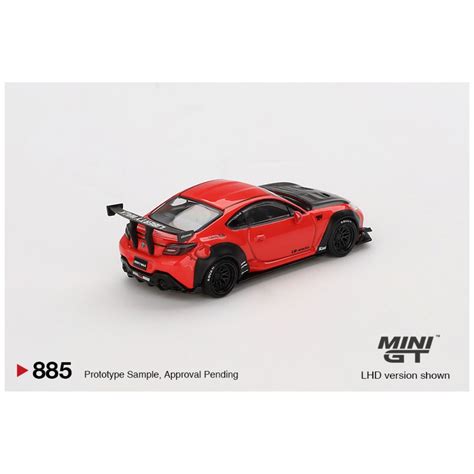 Mini GT #885: Toyota GR86 LB★Nation Red 1:64 – Krazy Caterpillar