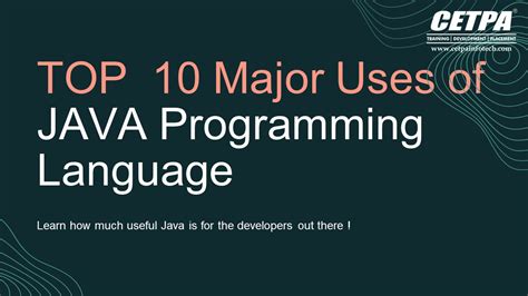 Image result for Application of a Programming Language of Java