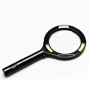 Schrodinger15 90030 Magnifying Lens Glass 85mm Dia with 3 LED COB ...