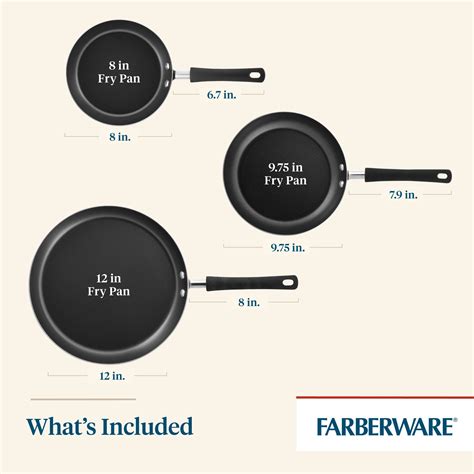 Frying Pan Size Comparison at Katherine Grayson blog