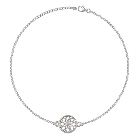 GIVA 925 Sterling Silver Sphere Floral Rakhi Bracelet with Roli Chawal ...