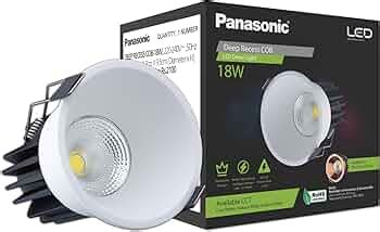 Panasonic 7 Watt Deep Recessed COB Downlight, COB Ceilign Light for ...