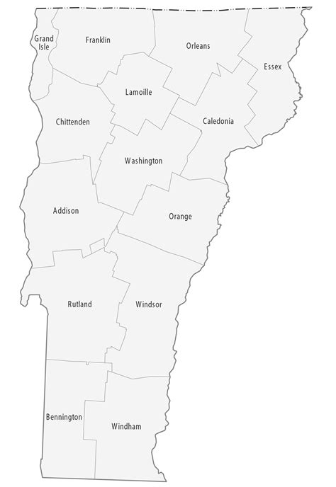 Map of Vermont - Cities and Roads - GIS Geography