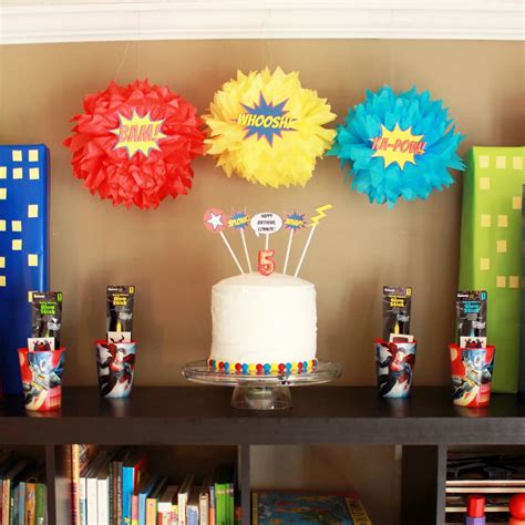 Homemade Superhero Birthday Party DIY Superhero Birthday Party Ideas