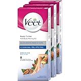 Buy Veet Full Body Waxing Kit for Normal Skin - 20 Strips (Pack of 3 ...