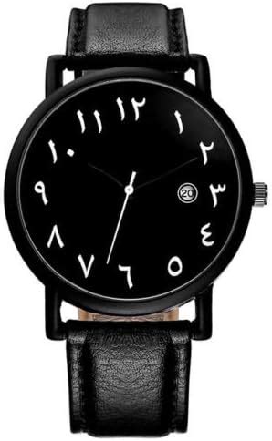 BS Big Plate Arab Numbers Scales Watch