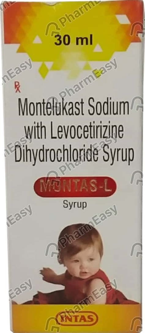 Montas L Bottle Of 30ml Syrup: Uses, Side Effects, Price & Dosage ...