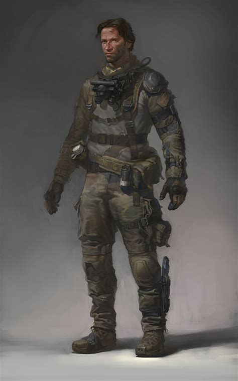 My concept art for different projekts (rookie soldier), Denis Didenko ...