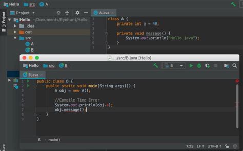Access Modifier with Program in Java 的图像结果