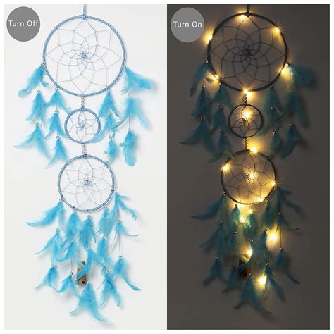 ILU® Dream Catcher with Lights, Wall Hangings, Crafts, Home Décor ...