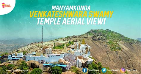 Check Out The Stunning Aerial Of View Of Manyamkonda Venkateshwara Swa
