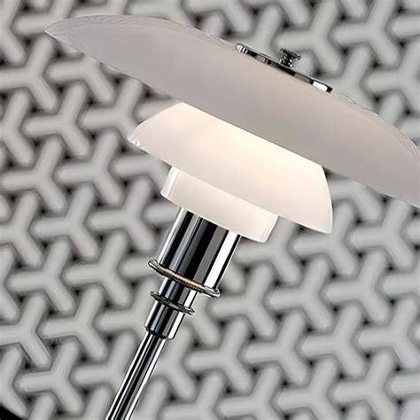 Modern White Metal Dome Floor Lamp with Glass Shade for Bedroom - 110V ...