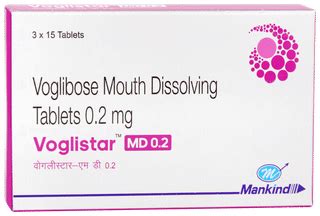 Voglistar Md 0.2 Tablet 15: Uses, Side Effects, Price & Substitutes