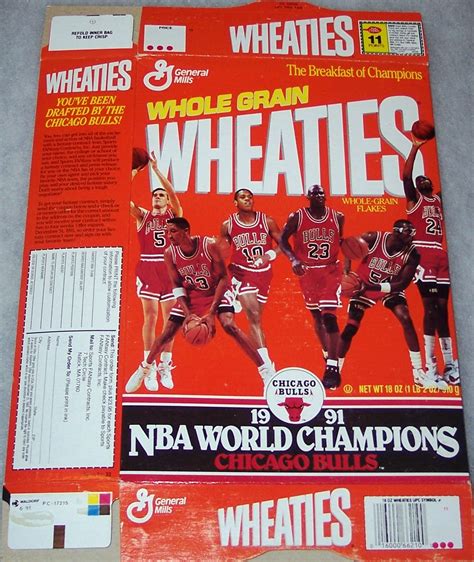 1991 Chicago Bulls 1991 NBA World Champions | Wheaties Box - Wheaties King