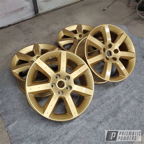 Nissan 350Z Wheels Done in Clear Vision and Spanish Gold | Prismatic ...