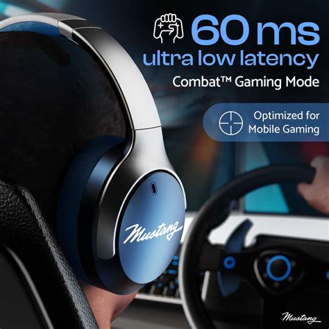 GOBOULT Mustang Q 70Hrs Battery, ENC Mic, 40mm Drivers, 4EQ Modes, 5.4v ...