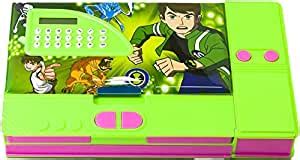 Buy Patly Ben 10 Gadget Pencil Box Best Quality with Calculator-Jumbo ...