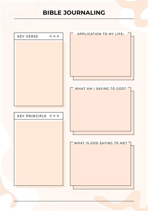 Bible Journal Pages - 10 Free PDF Printables | Printablee | Bible study ...