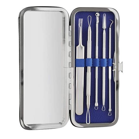 Buy Bronson Professional Stainless Steel Acne Extractor Tools Set ...