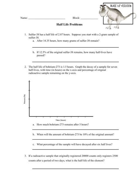 Image result for Solving Half-Life Problems