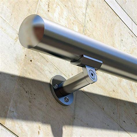 Buy B52 Anodized Handrail Aluminum Stairs Kit Stainless Steel Look 5 Ft ...