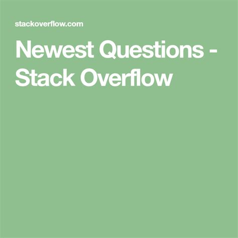 Newest 'windows-11' Questions - Stack Overflow Background