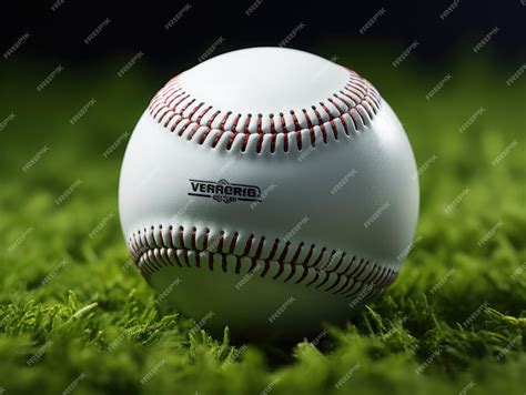 Premium Photo | A baseball a dramatic epic photograph in motion on the ...