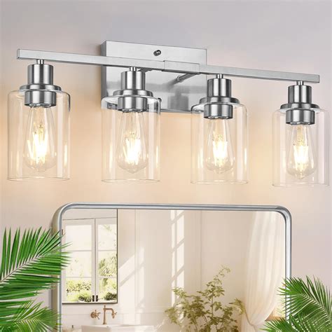 Snapklik.com : 4-Light Bathroom Light Fixtures, Bathroom Vanity Lights