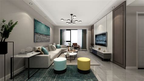 盛德紫阙-266平米公寓新古典风格-谷居家居装修设计效果图