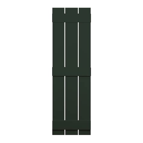 Southern Shutter 18-in W x 67-in H Essex Green Paintable Board and ...