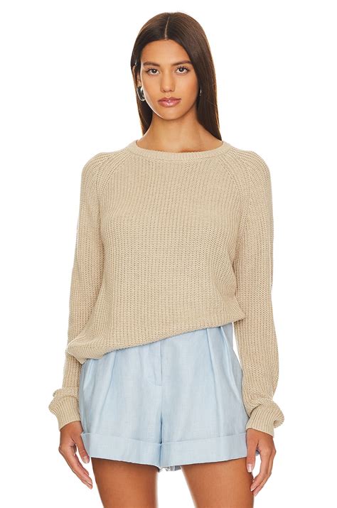 One Grey Day Raleigh Pullover in Latte | REVOLVE