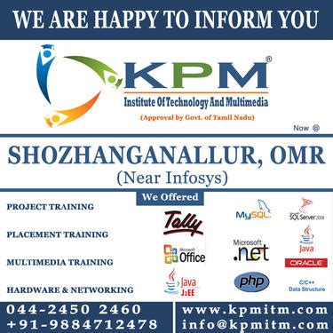 KPM INSTITUTE OF TECHNOLOGY - Software Training, Application ...