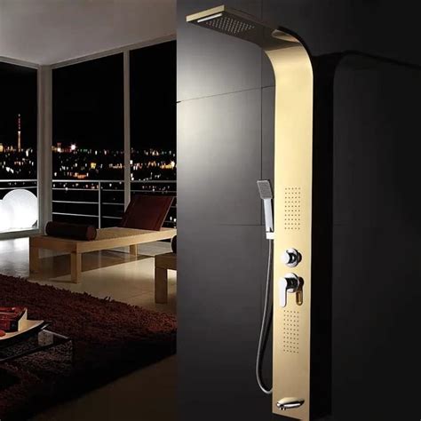 Jaquar Jpl-Ssf-St8896 Shiny Ss Shower Panel, Standard, Stainless Steel ...