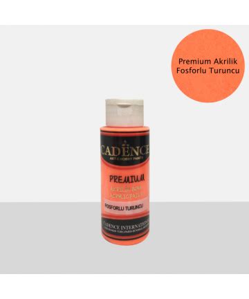 Premium Fluorescentna akrilna boja - Narandžasta 70ml