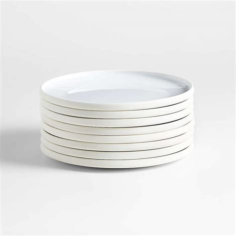Porcelain Salad Plates & Small Porcelain Plates | Crate & Barrel