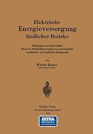 Elektrische Energieversorgung ländlicher Bezirke: Bedingungen und ...